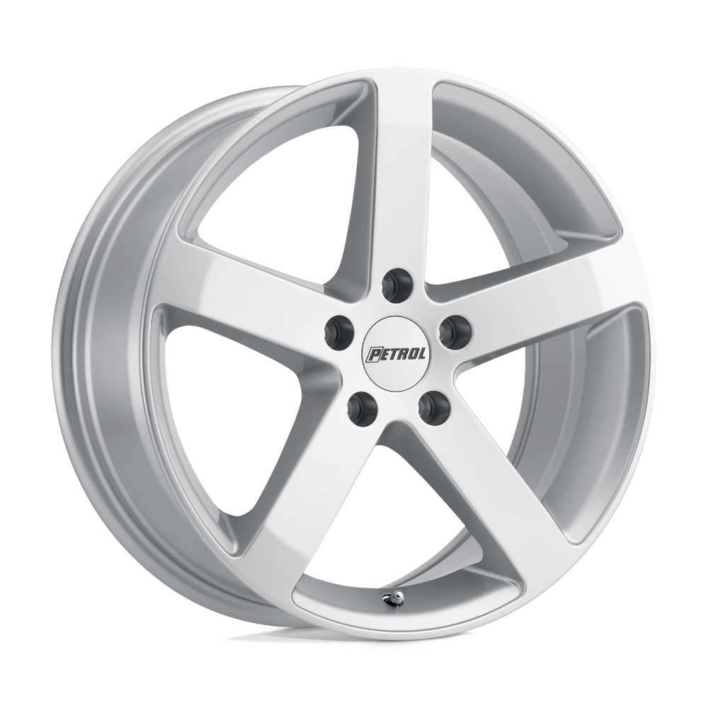 17x7 Petrol P3B GLOSS SILVER Wheel 5x100 (40mm)