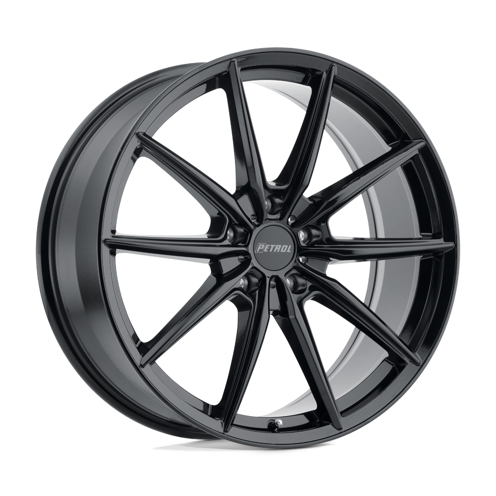 20x8.5 Petrol P4B GLOSS BLACK Wheel 5x4.5 (40mm)