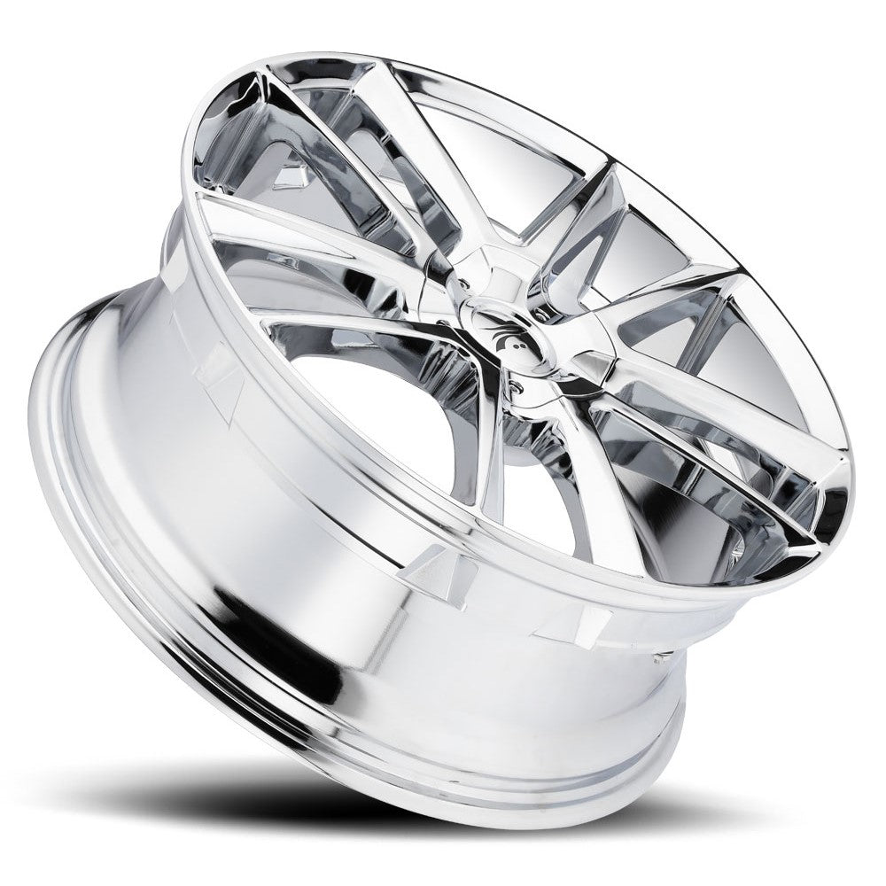 17x7.5 Platinum 436C Gemini Chrome Plated Wheel 4x100 (40mm)