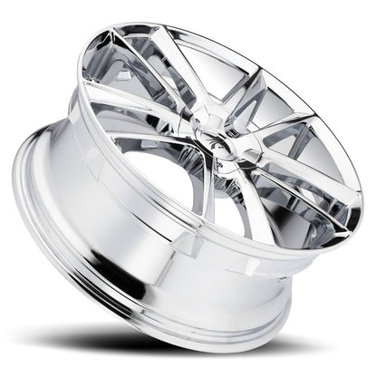 16x7 Platinum 436C Gemini Chrome Plated Wheel 5x100 (40mm)