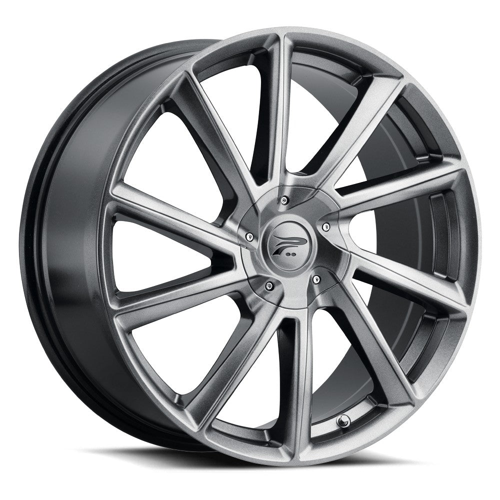 18x8 Platinum 466G Mystic Bright Graphite Wheel 5x110/5x115 (35mm)