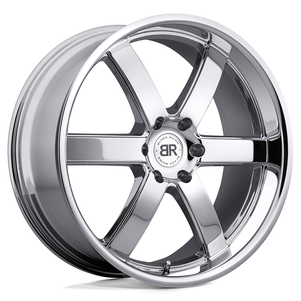 20x8.5 Black Rhino PONDORA CHROME Wheel 6x5.5 (18mm)