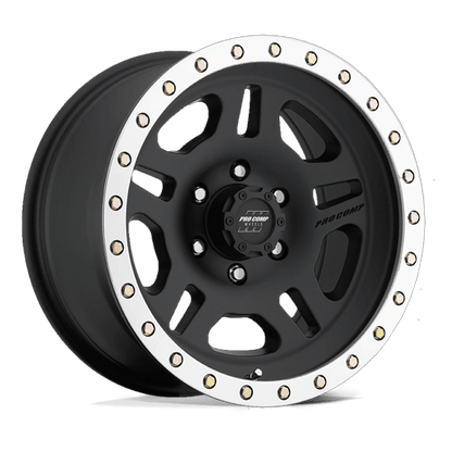 16x8 Pro Comp PA29 La Paz Satin Black Machined Wheel 5x4.5 (0mm)