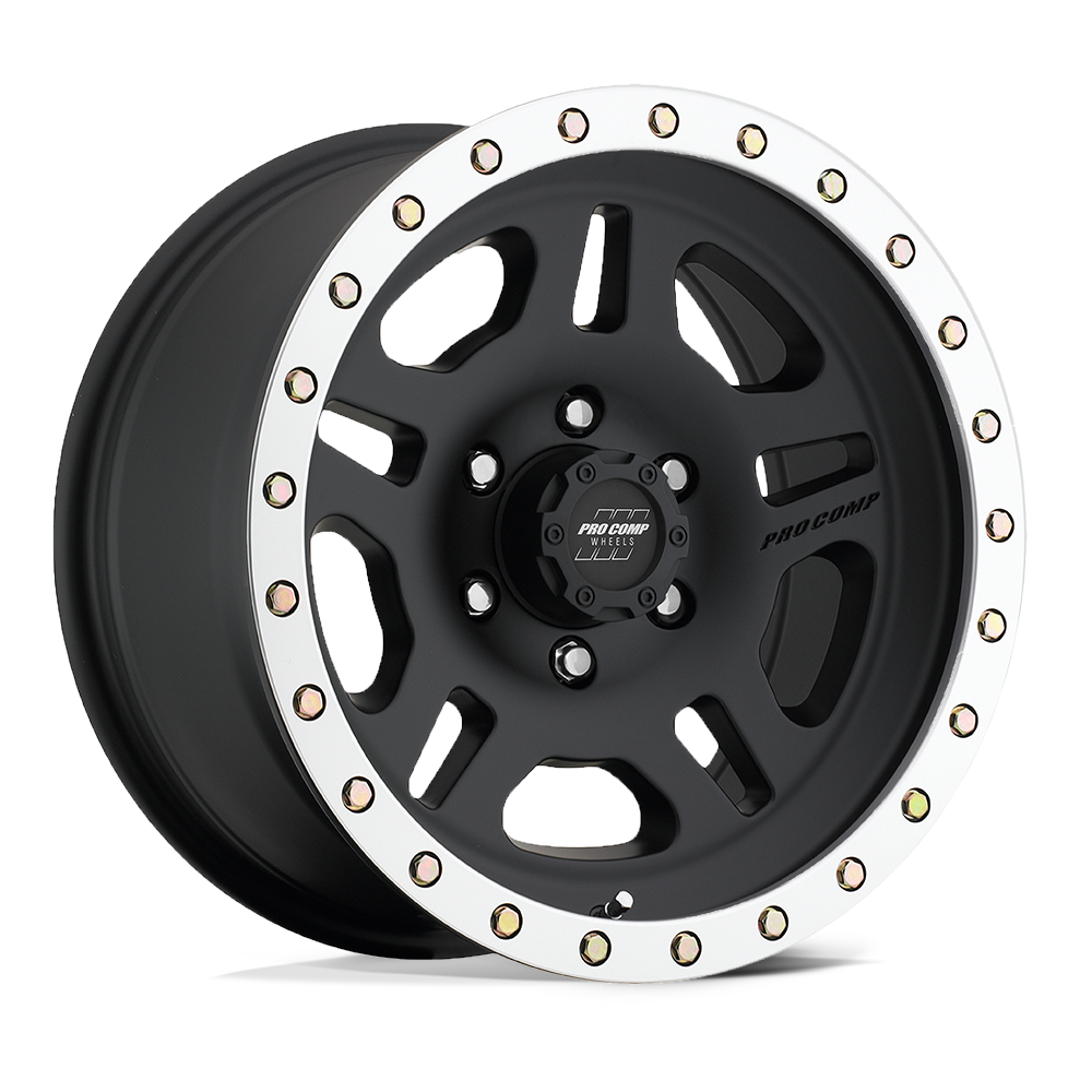 16x8 Pro Comp PA29 La Paz Satin Black Machined Wheel 5x4.5 (0mm)