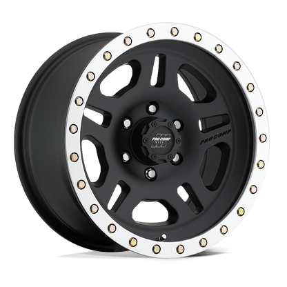16x8 Pro Comp PA29 La Paz Satin Black Machined Wheel 5x4.5 (0mm)