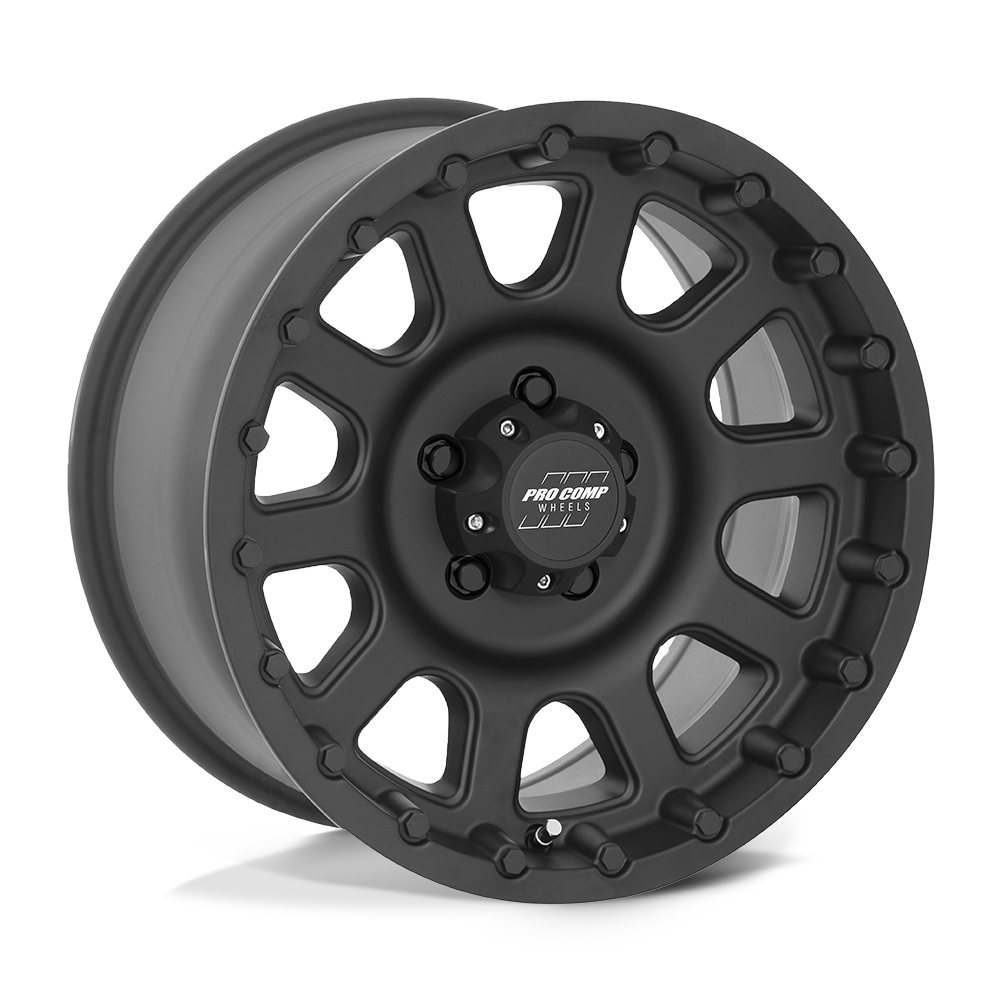17x9 Pro Comp 7032 Bandido Flat Black Wheel 8x170 (-6mm)