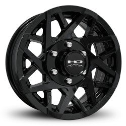 15x6 HD Trailer Wheels Canyon Trailer Black Wheel 6x5.5 (0mm)