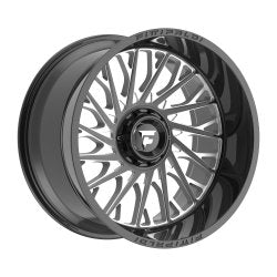 22x12 Fittipaldi Offroad FA08BM Black Wheel 5x5/5x5.5 (-44mm)