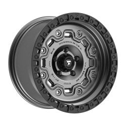 20x9 Fittipaldi Offroad FT100AB Anthracite W/ Black Ring Wheel 5x150 (18mm)