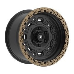 17x9 Fittipaldi Offroad FT100BZ Black Wheel 6x5.5 (-12mm)