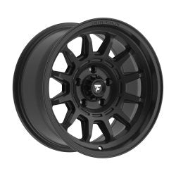 17x8.5 Fittipaldi Offroad FT102SB Black Wheel 5x5 (0mm)