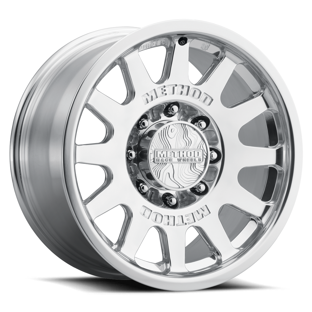 18x9 Method MR203 Polished - Clear Coat FORGED Wheel 8x6.5 (12mm)