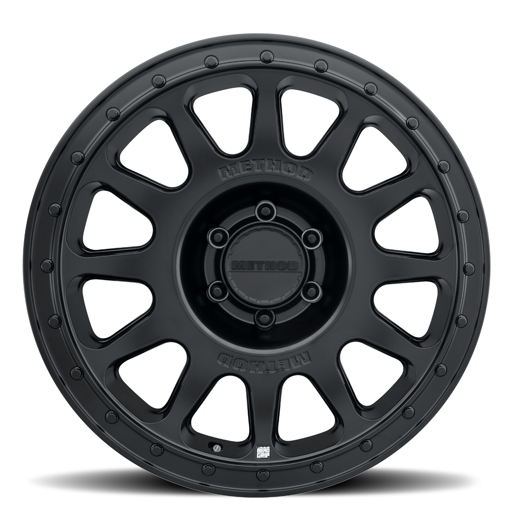 20x9 Method MR709 HD Bead Grip Matte Black Wheel 6x5.5 (12mm)