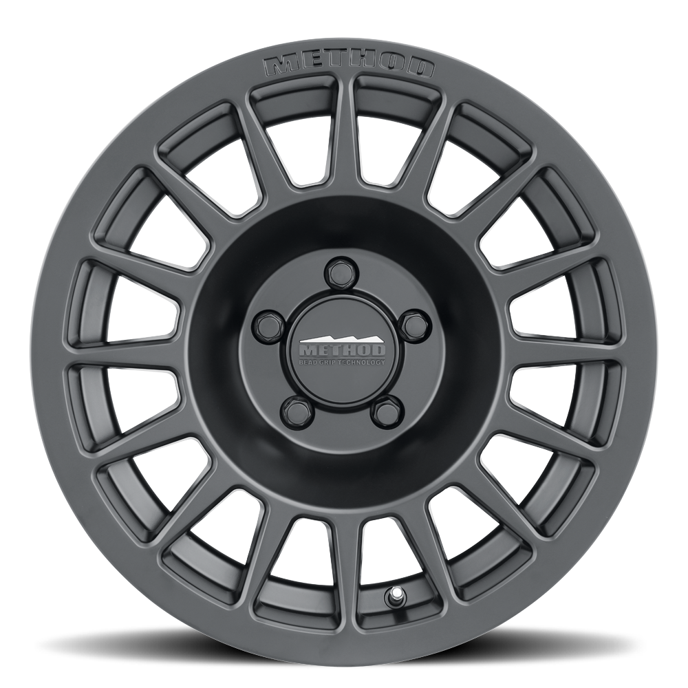 18x8.5 Method Race Wheels MR707 Bead Grip Matte Black Wheel 5x120 (38mm)