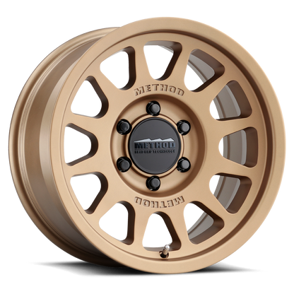 17x9 Method MR703 Bead Grip Machined - Clear Coat Wheel 6x5.5 (-12mm)