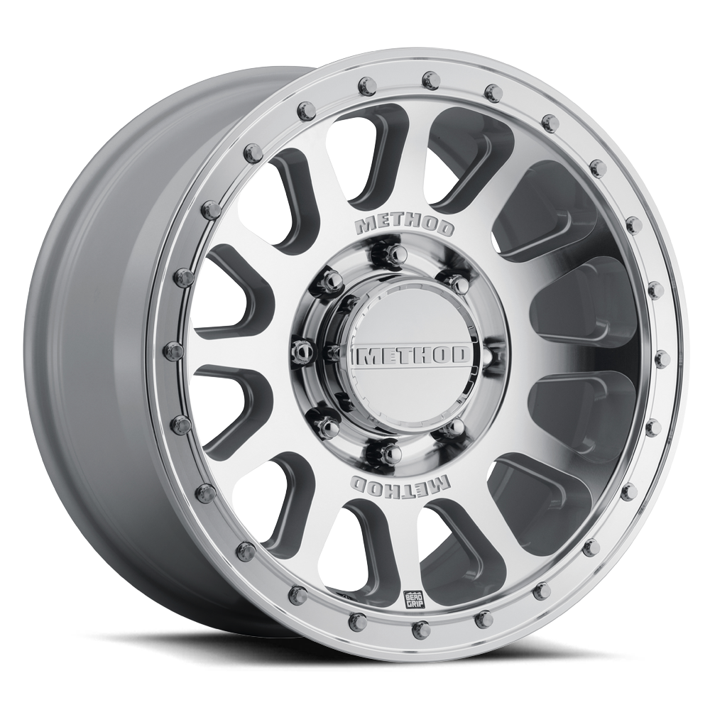 18x9 Method MR709 HD Bead Grip Machined - Clear Coat Wheel 8x170 (12mm)