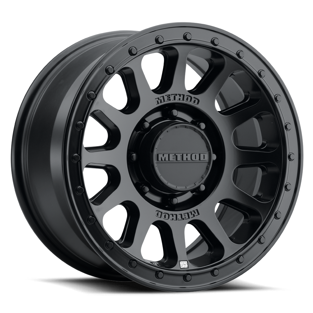 18x9 Method MR709 HD Bead Grip Matte Black Wheel 8x180 (12mm)