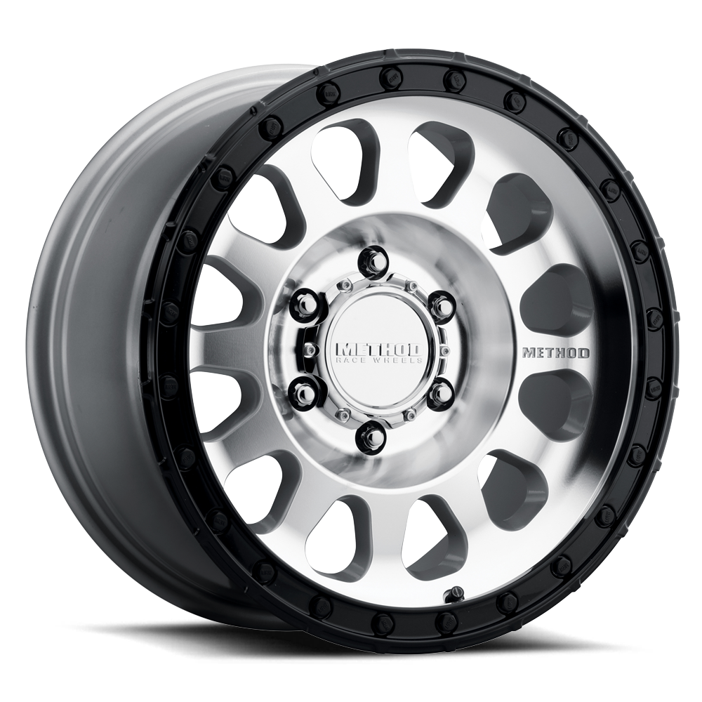 18x9 Method MR315 Machined - Gloss Black Lip Wheel 6x5.5 (18mm)