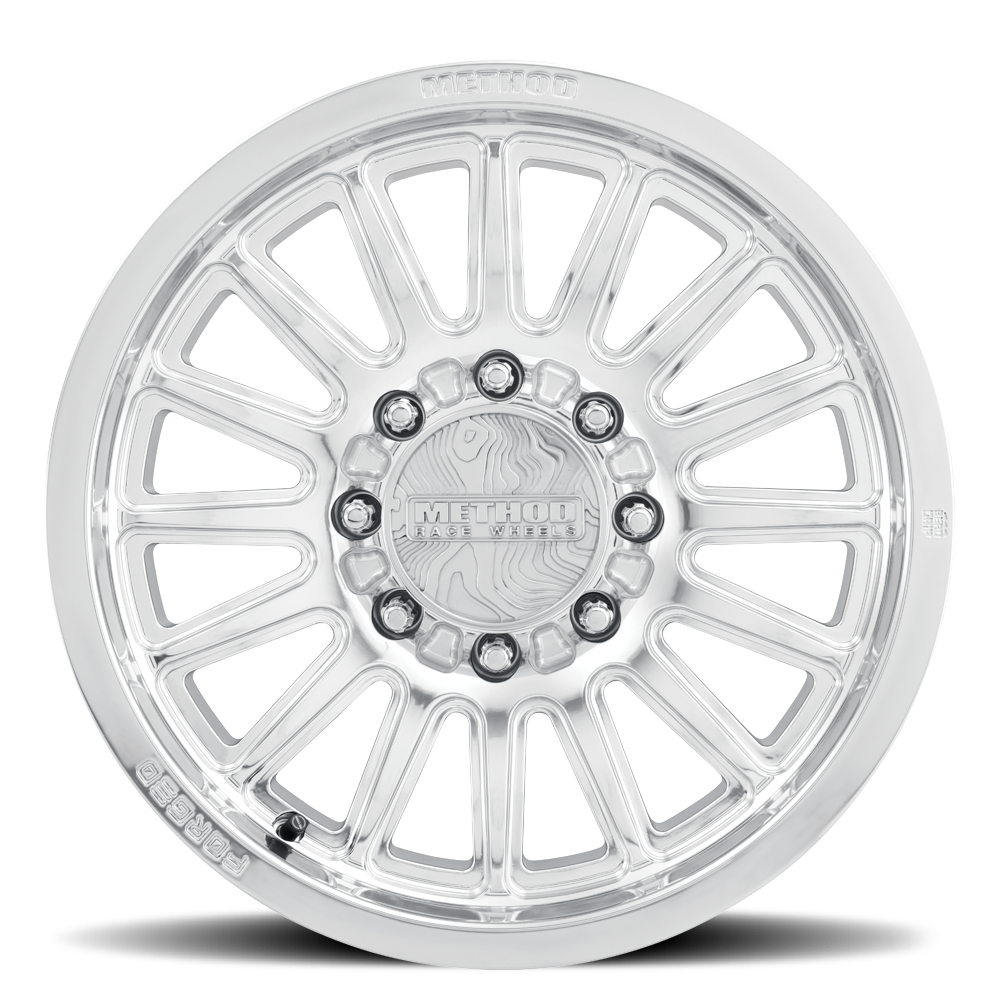 18x9 Method MR204 Polished - Clear Coat FORGED Wheel 8x6.5 (12mm)
