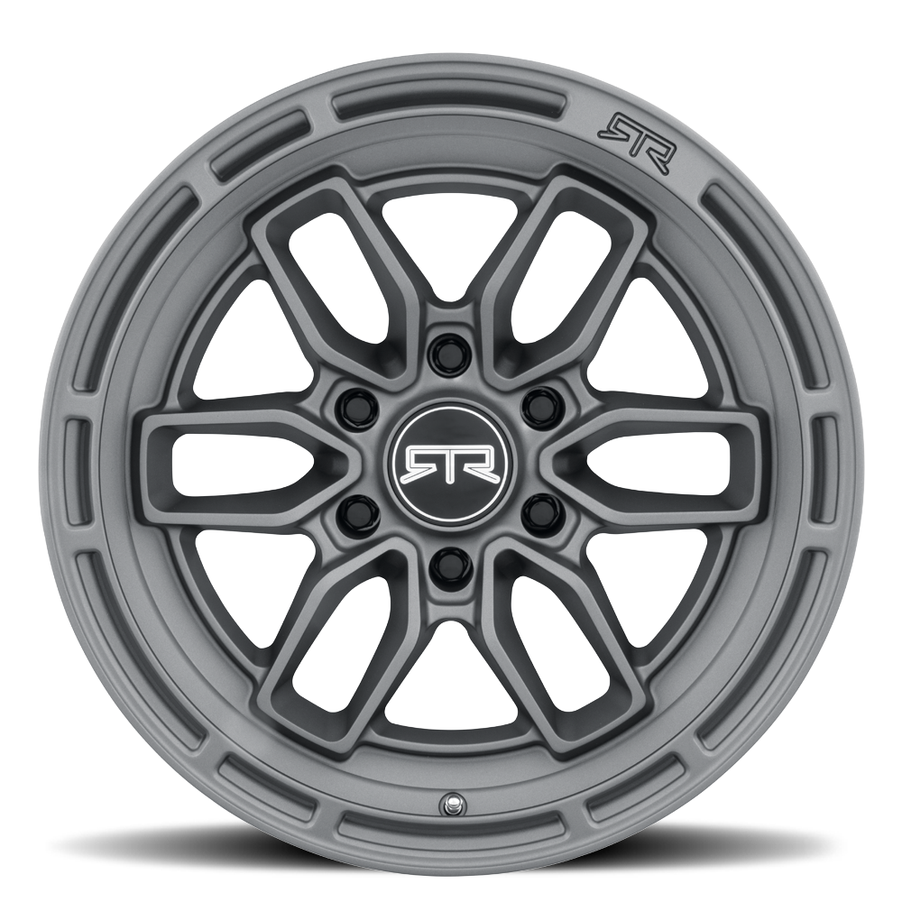 18x9 RTR EVO 6 Satin Charcoal Wheel 6x5.5 (30mm)