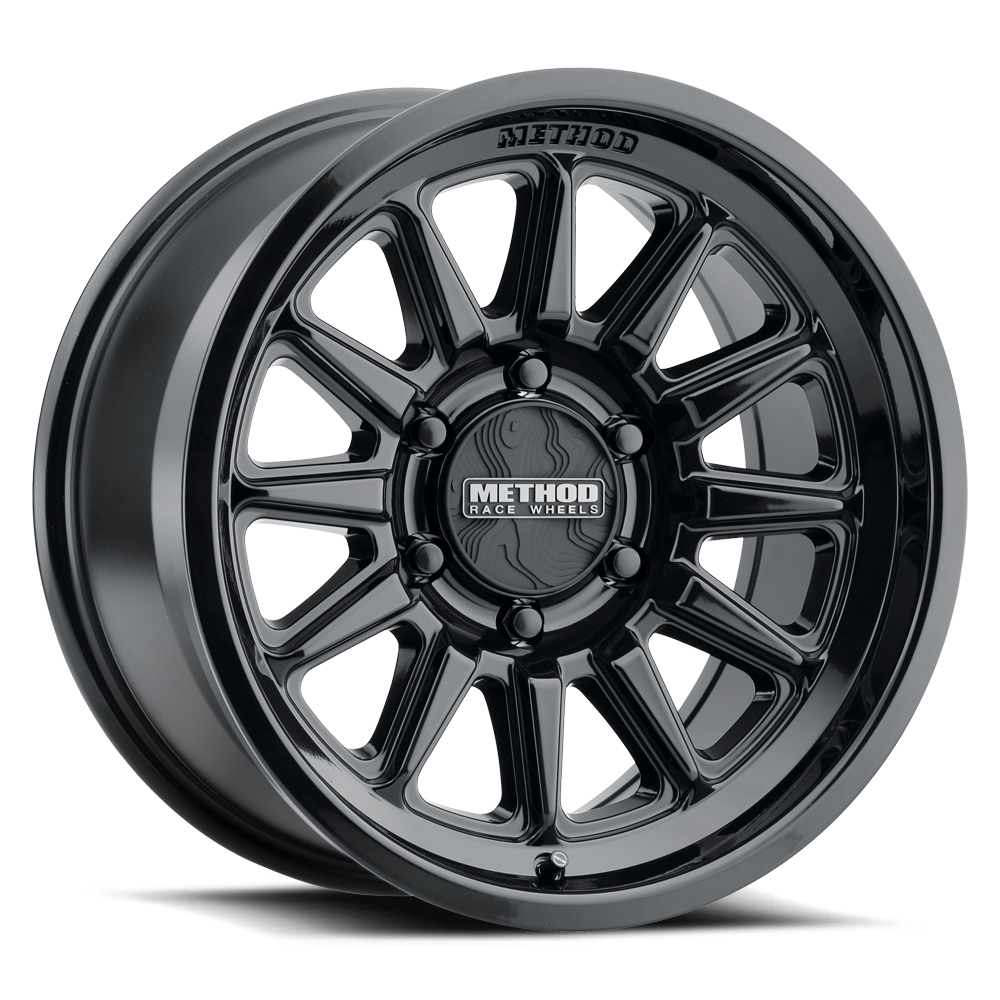 18x9 Method MR323 Gloss Black Wheel 6x5.5 (12mm)