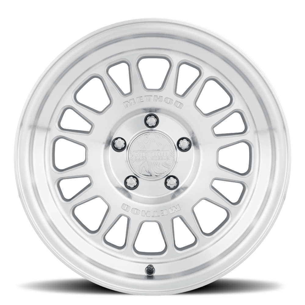 17x8.5 Method MR318 Machined - Clear Coat Wheel 5x5 (0mm)