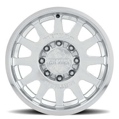 18x9 Method MR203 Polished - Clear Coat FORGED Wheel 8x6.5 (12mm)