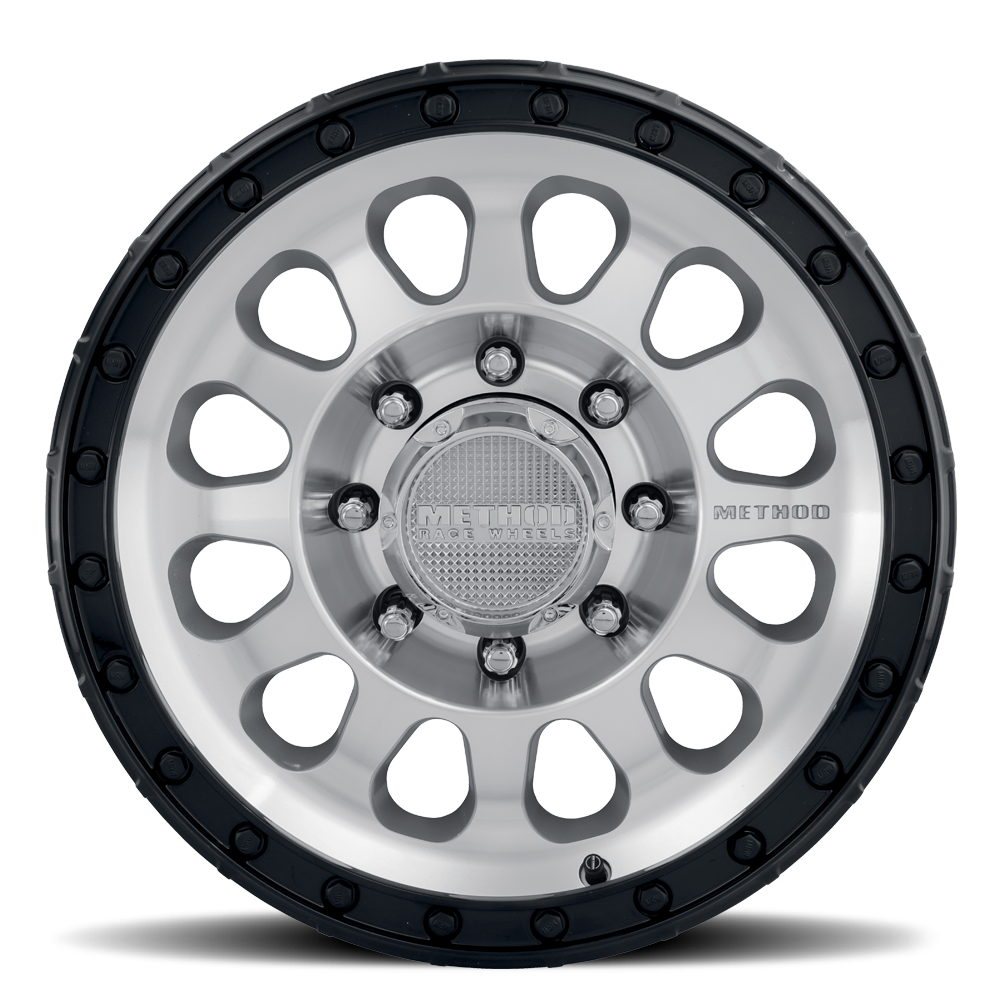 17x8.5 Method MR315 Machined - Gloss Black Lip Wheel 8x170 (0mm)