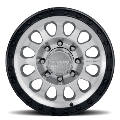 17x8.5 Method MR315 Machined - Gloss Black Lip Wheel 8x170 (0mm)