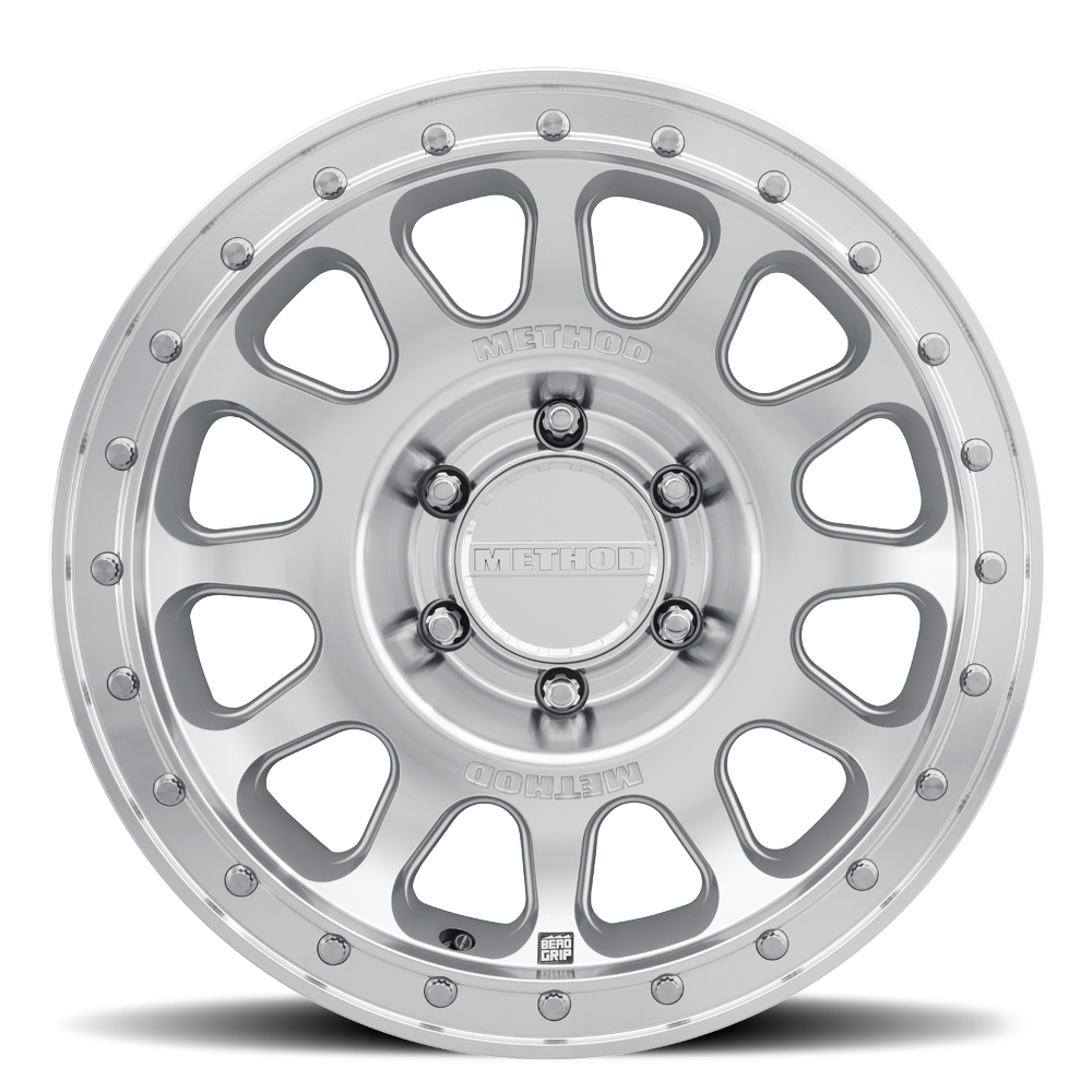 18x9 Method MR709 HD Bead Grip Machined - Clear Coat Wheel 6x135 (12mm)