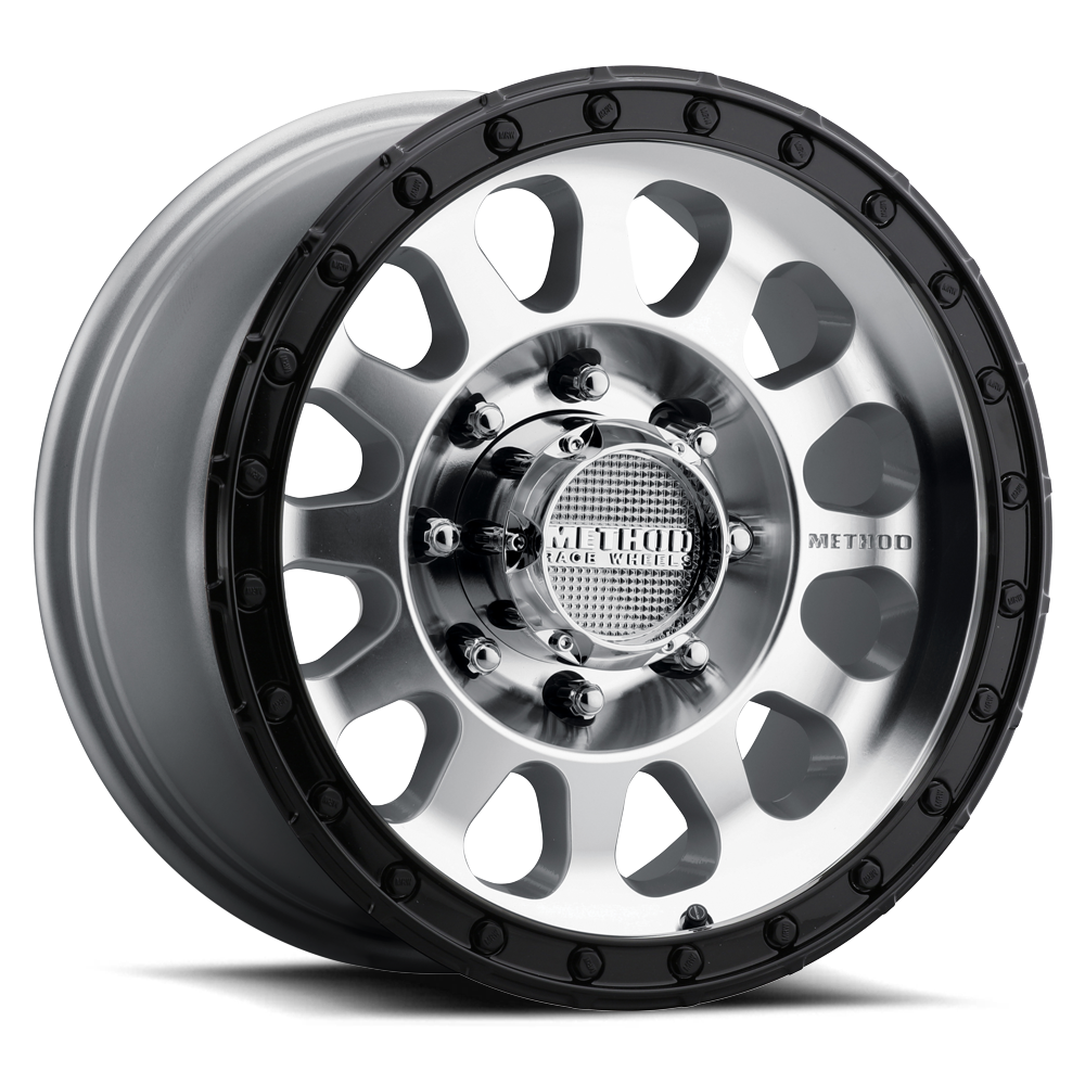 17x8.5 Method MR315 Machined - Gloss Black Lip Wheel 8x170 (0mm)