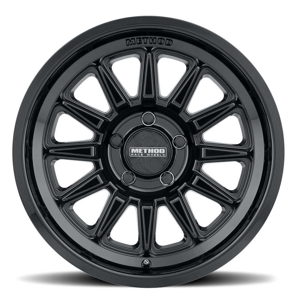 17x9 Method MR323 Gloss Black Wheel 5x4.5 (-38mm)