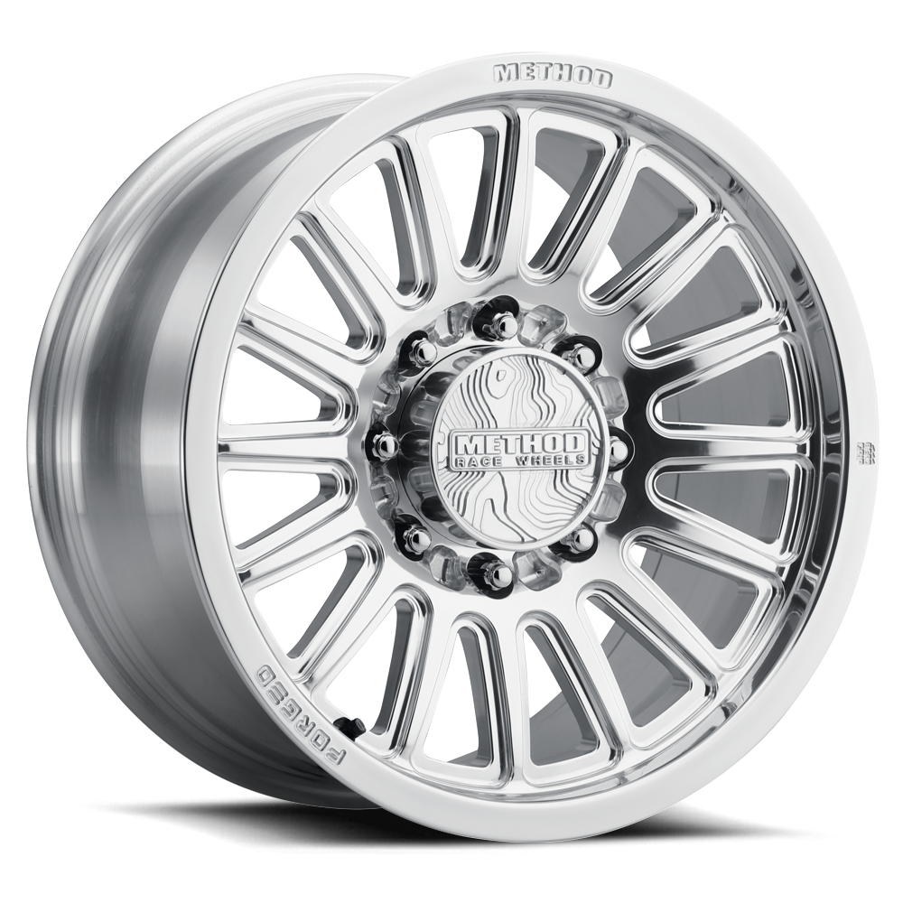 18x9 Method MR204 Polished - Clear Coat FORGED Wheel 8x6.5 (12mm)