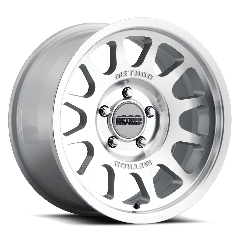 17x8.5 Method MR703 Bead Grip Machined - Clear Coat Wheel 5x5 (25mm)