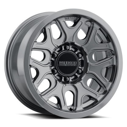 17x8.5 Method MR322 Gloss Titanium Wheel 6x135 (0mm)