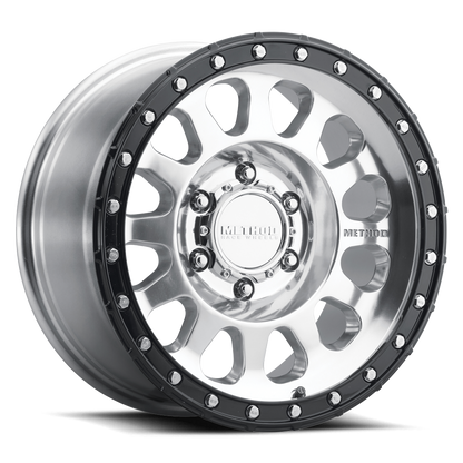 17x8.5 Method MR315 Polished - Gloss Black Lip Wheel 6x5.5 (0mm)