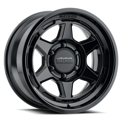 17x8.5 Method MR708 Bead Grip Gloss Black Wheel 6x5.5 (25mm)