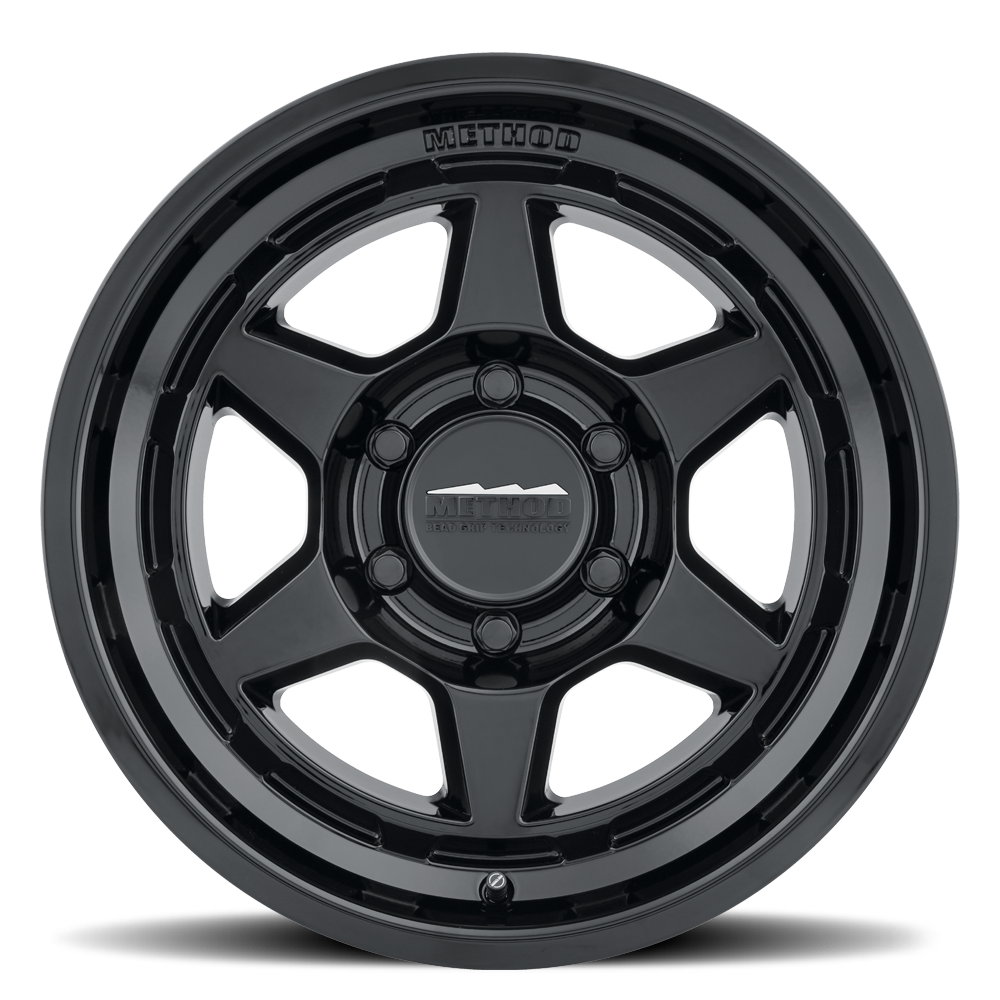 17x8.5 Method MR708 Bead Grip Gloss Black Wheel 6x5.5 (25mm)