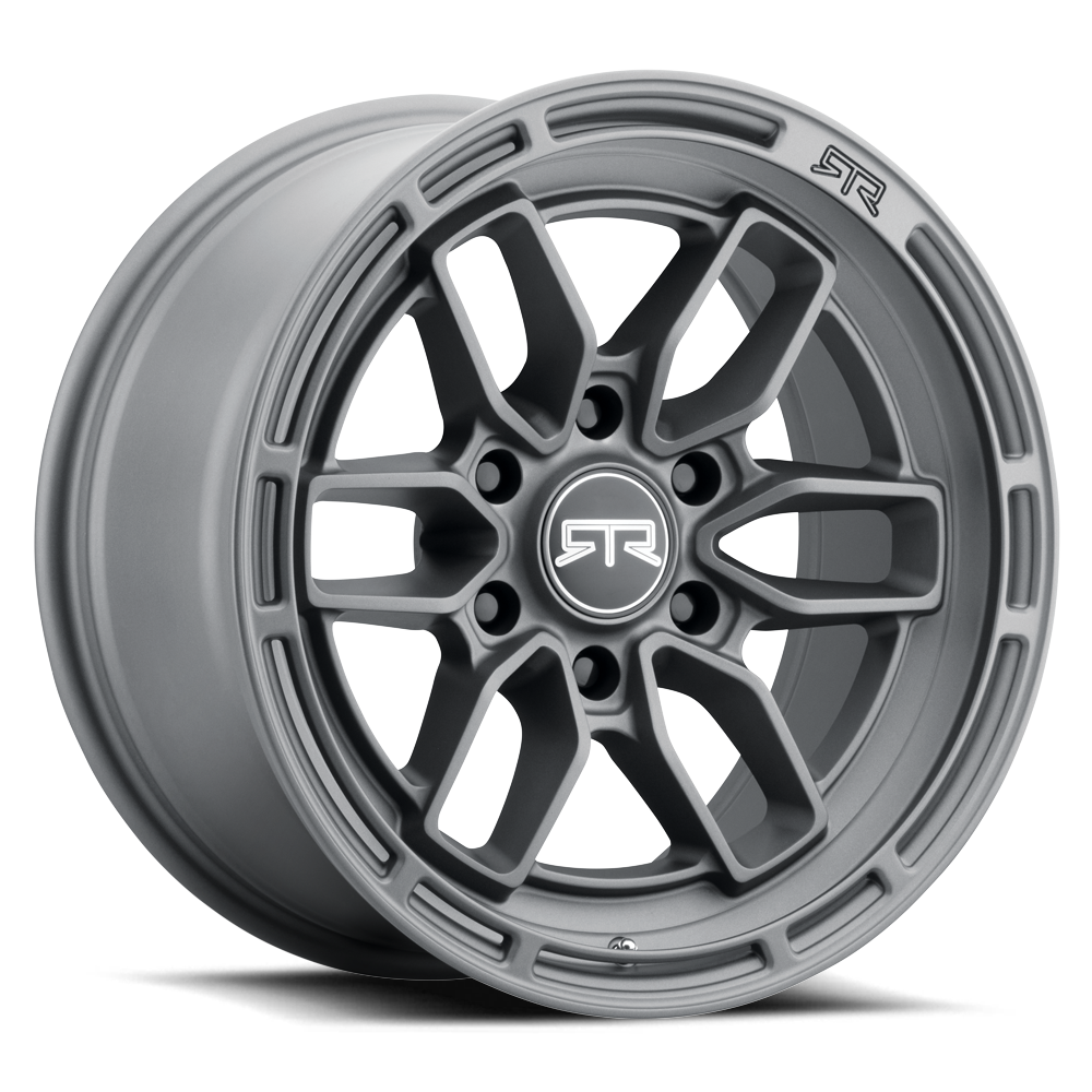 18x9 RTR EVO 6 Satin Charcoal Wheel 6x5.5 (30mm)