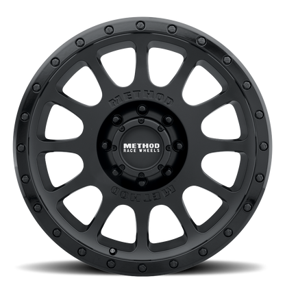 20x9 Method MR305 NV Matte Black - Gloss Black Lip Wheel 8x170 (18mm)