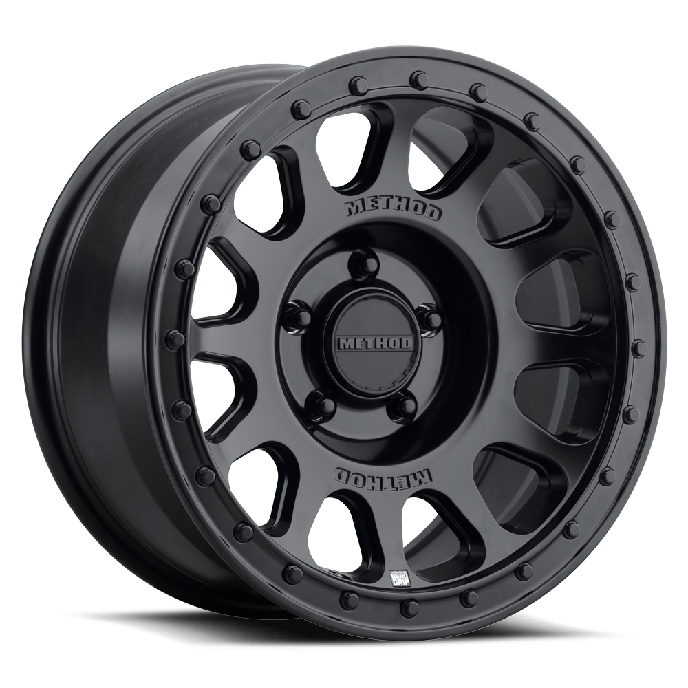 17x8.5 Method MR709 HD Bead Grip Matte Black Wheel 5x5 (0mm)