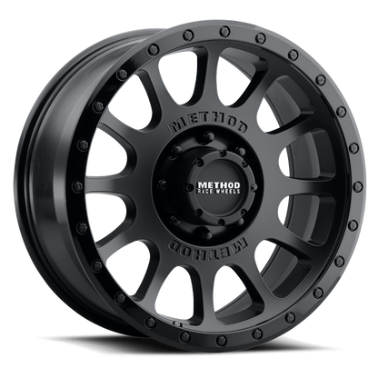 20x9 Method MR305 NV Matte Black - Gloss Black Lip Wheel 8x170 (18mm)