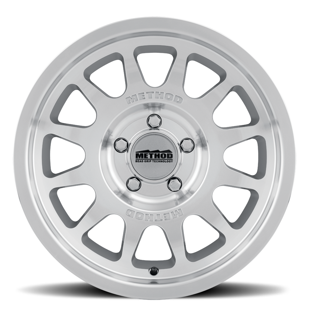 17x8.5 Method MR703 Bead Grip Machined - Clear Coat Wheel 5x5 (25mm)