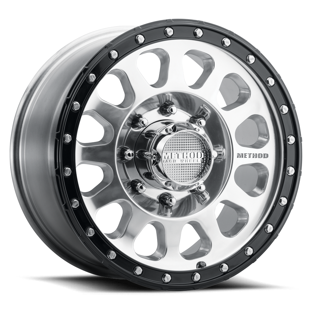 18x9 Method MR315 Polished - Gloss Black Lip Wheel 8x170 (18mm)