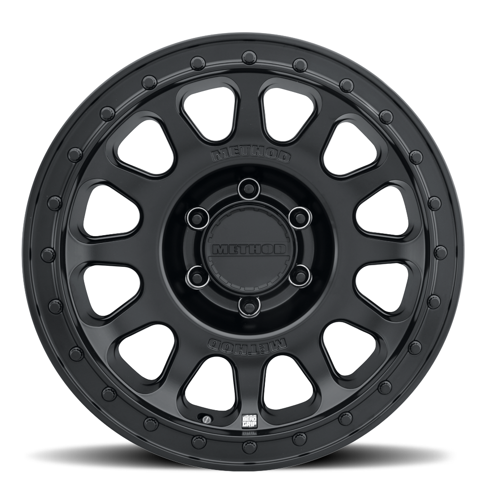 18x9 Method MR709 HD Bead Grip Matte Black Wheel 6x135 (12mm)
