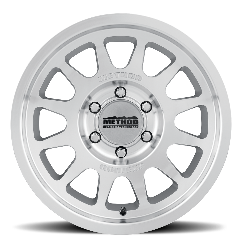 17x8.5 Method MR703 Bead Grip Machined - Clear Coat Wheel 6x135 (25mm)