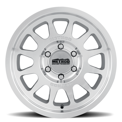 17x8.5 Method MR703 Bead Grip Machined - Clear Coat Wheel 6x135 (25mm)