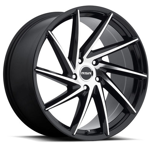 18x8.5 RSR R701 Black Machined Wheel 5x120 (35mm)