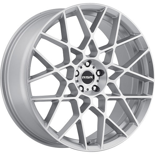 20x10 RSR R704 Silver Wheel 5x4.5 (42mm)
