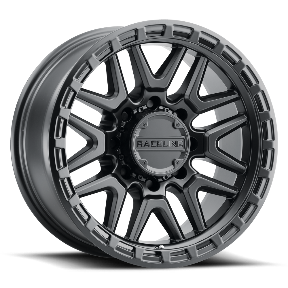 18x9 Raceline 953B Krank Satin Black Wheel 6x135 (18mm)